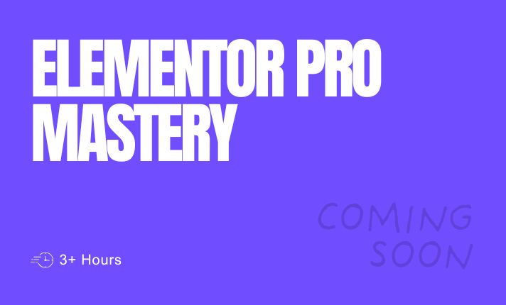 Elementor Pro Mastery