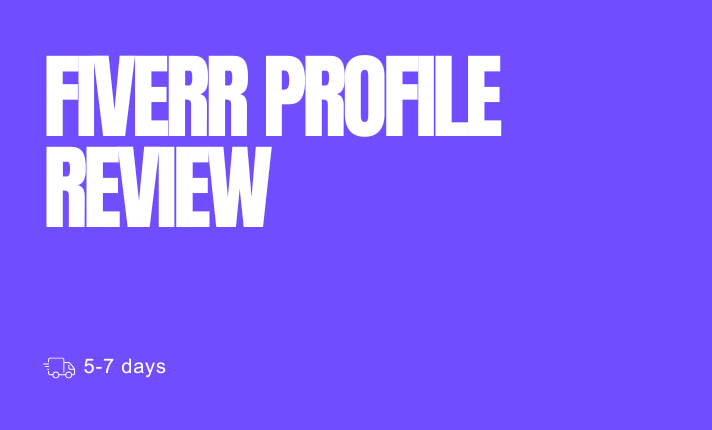 Fiverr Profile Review