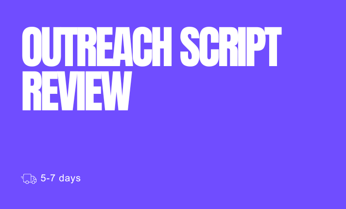 Outreach Script Review