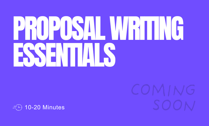 Proposal Writing Essentials